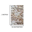 Ver imagem 3 de Papel de Parede Tijolinho Kit 12 Unidades Pedra Marrom Claro Autoadesivo Colante Decoraçao Lavavel