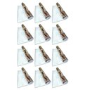 Ver imagem 2 de Papel de Parede Tijolinho Kit 12 Unidades Pedra Marrom Claro Autoadesivo Colante Decoraçao Lavavel