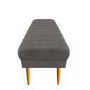 Ver imagem 6 de Kit Cabeceira Painel Queen + Banco Calçadeira Estofado Jade 160cm Suede Cinza - AM Interiores Kit Ja