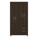 Ver imagem 3 de Guarda Roupa Solteiro 4 Portas Astro 42860 Ébano Touch Demóbile