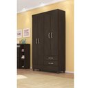 Ver imagem 5 de Guarda Roupa Solteiro 4 Portas Astro 42860 Ébano Touch Demóbile