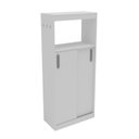 Ver imagem 2 de Armário Multiuso com Duas Portas de Correr Branco
