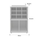 Ver imagem 4 de Armário Multiuso para Cervejeira com 2 Portas e Adega 2340