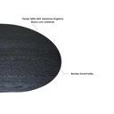 Ver imagem 4 de Mesa Cone Redonda Orgânica 90cm Madeira Ébano