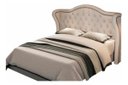 Ver imagem 2 de Kit Queen 160 cm Cabeceira Monaco e Recamier Veneza com Tachas Linho Bege