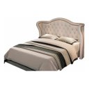 Ver imagem 2 de Kit Queen 160 cm Cabeceira Monaco e Recamier Veneza com Tachas Linho Bege