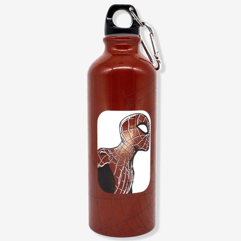 Garrafa com Mosquetão Homem-aranha - Marvel