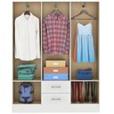 Ver imagem 4 de Guarda-Roupa Jamaica 134cm 6 Portas e 2 Gavetas Branco