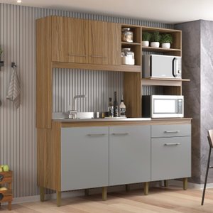Cozinha Compacta 5 Portas e 1 Gaveta
