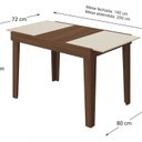 Ver imagem 3 de Mesa de Jantar Extensível 140 Cm Naturalle