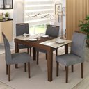 Ver imagem 2 de Mesa de Jantar Extensível 140 Cm Naturalle