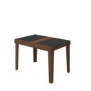 Ver imagem 1 de Mesa de Jantar Extensível 140 cm Naturalle Preto/Imbuia
