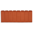 Ver imagem 3 de Cabeceira Queen Modulada Arredondada Cama Box Veludo Terracota