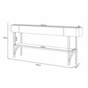 Ver imagem 3 de Aparador de Sala com Prateleira Horus Off White/cinamomo H01 - D’Rossi