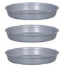 Kit 3 Prato para Vaso Redondo Suporte para Planta 22x3,4cm - 1