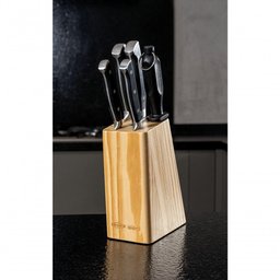 Conjunto Facas 6 Peças com Cepo Infinity - Brinox - 2