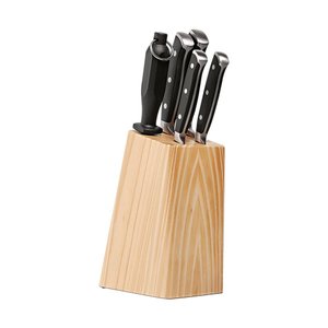 Conjunto Facas 6 Peças com Cepo Infinity - Brinox