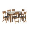 Conjunto Sala de Jantar 1 Mesa 6 Cadeiras Versalhes - 3