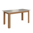 Ver imagem 6 de Conjunto Sala de Jantar 1 Mesa 6 Cadeiras Versalhes Amarelo/Freijó/Off-White/Preto