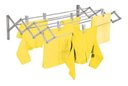 Ver imagem 2 de Varal para Apartamento 100cm em Alumínio de Parede Retráti