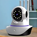 Ver imagem 2 de Câmera Ip sem Fio 360° 3 Antenas Hd Wifi Visão Noturna Alarm