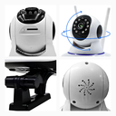 Ver imagem 5 de Câmera Ip sem Fio 360° 3 Antenas Hd Wifi Visão Noturna Alarm