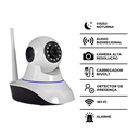 Ver imagem 3 de Câmera Ip sem Fio 360° 3 Antenas Hd Wifi Visão Noturna Alarm