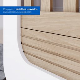 Conjunto Quarto de Bebê Berço 2 em 1 e Cômoda Sophia Espresso Móveis - 13