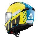 Ver imagem 4 de Capacete Texx Escam Kratos Cyber Azu Verd Fosc 58