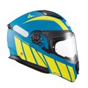 Ver imagem 3 de Capacete Texx Escam Kratos Cyber Azu Verd Fosc 58