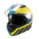 Ver imagem 7 de Capacete Texx Escam Kratos Cyber Azu Verd Fosc 58