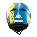 Ver imagem 5 de Capacete Texx Escam Kratos Cyber Azu Verd Fosc 58