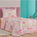 Ver imagem 1 de Kit Colcha + Jogo de Cama Bouti Kids Solteiro Infantil 5 Peças 100% Poliéster - Ballet