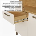 Ver mais imagens de Armário de Cozinha Compacta com 8 Portas e 2 Gavetas 200cm 100% MDF Bruxelas Espresso Móveis Bege/Amêndoa/Off White