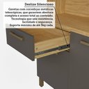 Ver mais imagens de Armário de Cozinha Compacta com 8 Portas e 2 Gavetas 200cm 100% MDF Bruxelas Espresso Móveis Cinza/Amêndoa/Chumbo