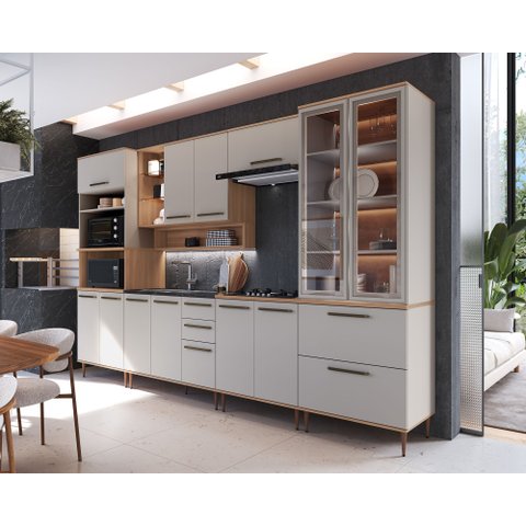 Cozinha Modulada Isabelle 7 peças com torre quente para 2 fornos