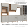 Cozinha Modulada Isabelle 7 peças com torre quente para 2 fornos - 8