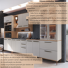 Cozinha Modulada Isabelle 7 peças com torre quente para 2 fornos - 7