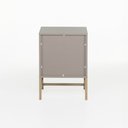 Ver imagem 4 de Mesa de Cabeceira Square 1 Gaveta 1 Nicho 43 Cm X 40 Cm Nude Gianduia