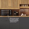 Cozinha Compacta 100% Mdf 8 Portas 2 Gavetas e Mini Adega 200cm Hungria Espresso Móveis - 7