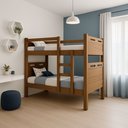 Ver imagem 2 de Beliche com 02 Colchões D33 Inclusos Resistente com Proteção Superior Total