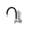 Ver imagem 1 de Torneira Para Cozinha Bica Flexível 5/8 com Filtro - 1/4 Volta - Parede Rainha Metais