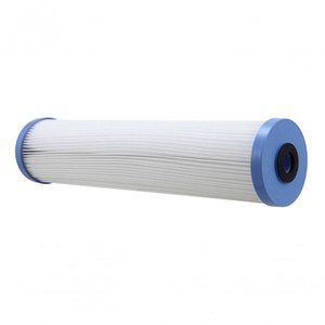 Refil Filtro Bbi Poliester Plissado Big 20 X 4,5 - 30 Micra Alta Vazão Cor Branco - 30 Micra