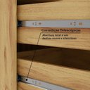 Ver imagem 7 de Armário de Cozinha Compacta 6 Portas 1 Gaveta e Mini Adega 151cm 100% MDF Croácia Espresso Móveis Bege/Amêndoa/Off White