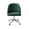 Cadeira de Escritório Poltrona Estofada Decorativa com Rodízio - 2