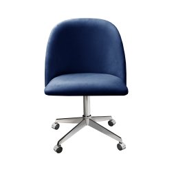 Cadeira de Escritório Poltrona Estofada Decorativa com Rodízio - 2