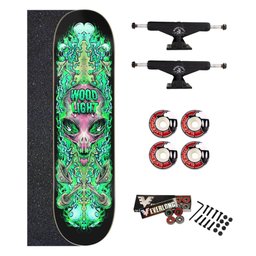 Skate Amador Wood Light Invasion Alien - 1