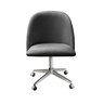 Cadeira de Escritório Poltrona Estofada Decorativa com Rodízio - 2