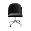 Ver imagem 2 de Cadeira de Escritório Poltrona Estofada Decorativa com Rodízio