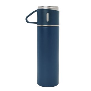 Garrafa Térmica com Copo - Parede Dupla Inox, 500ml:verde